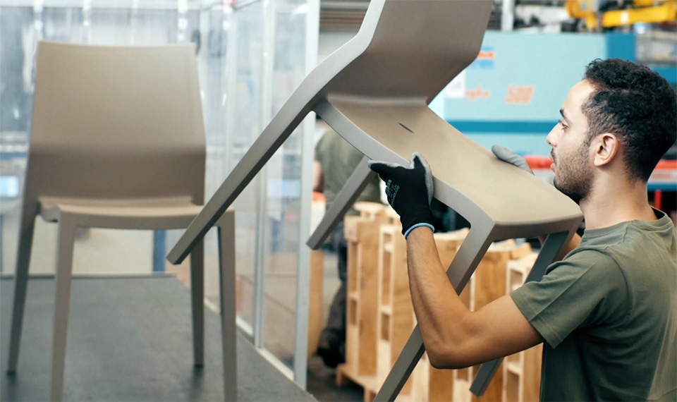 From just a plastic chair to a design item